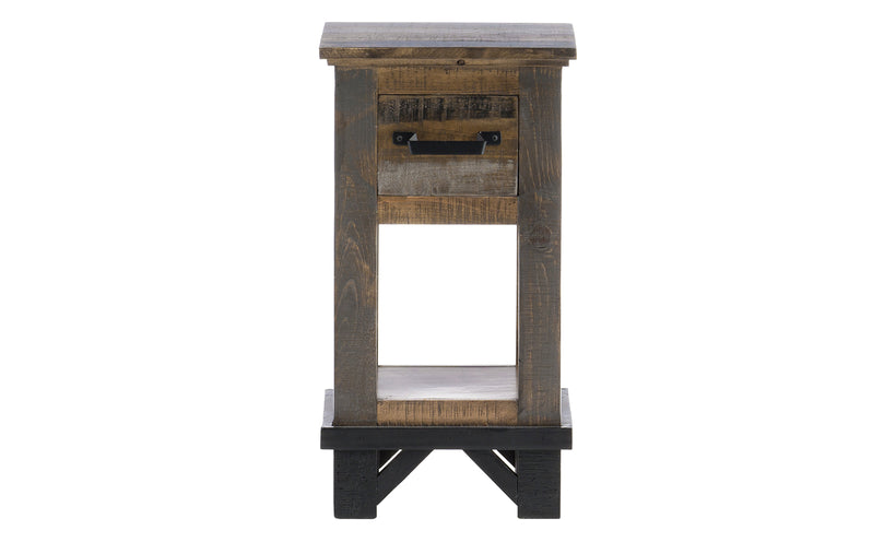 Loft Brown Chairside Table